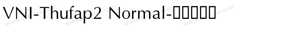 VNI-Thufap2 Normal字体转换